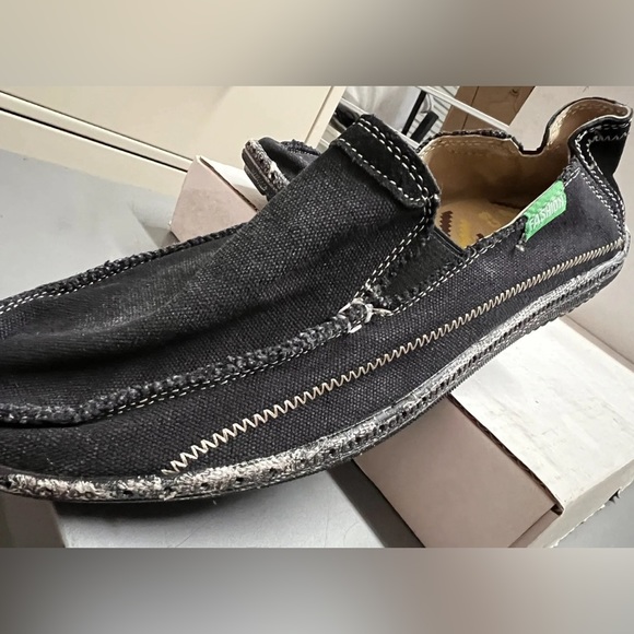 Slip-On Canvas Loafers Men Sz 11.5 Black NEW WITH TAGS - Picture 7 of 16